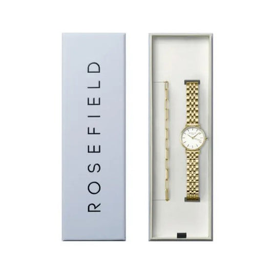 Ladied Rosefield Gift Set With Rolled Gold Watch and Bracelet