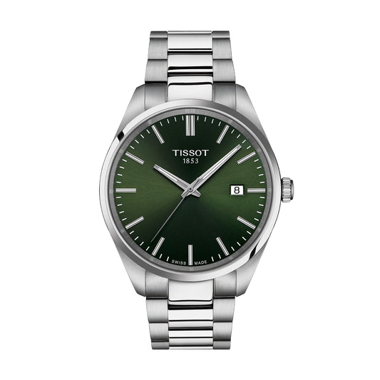 Tissot PR100 Green Dial Gents Watch