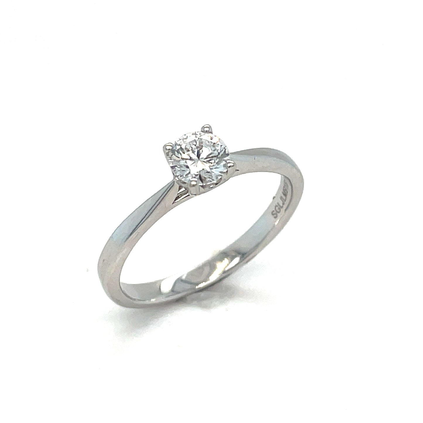 9ct Sol Wh 4 Cl Di .50ct