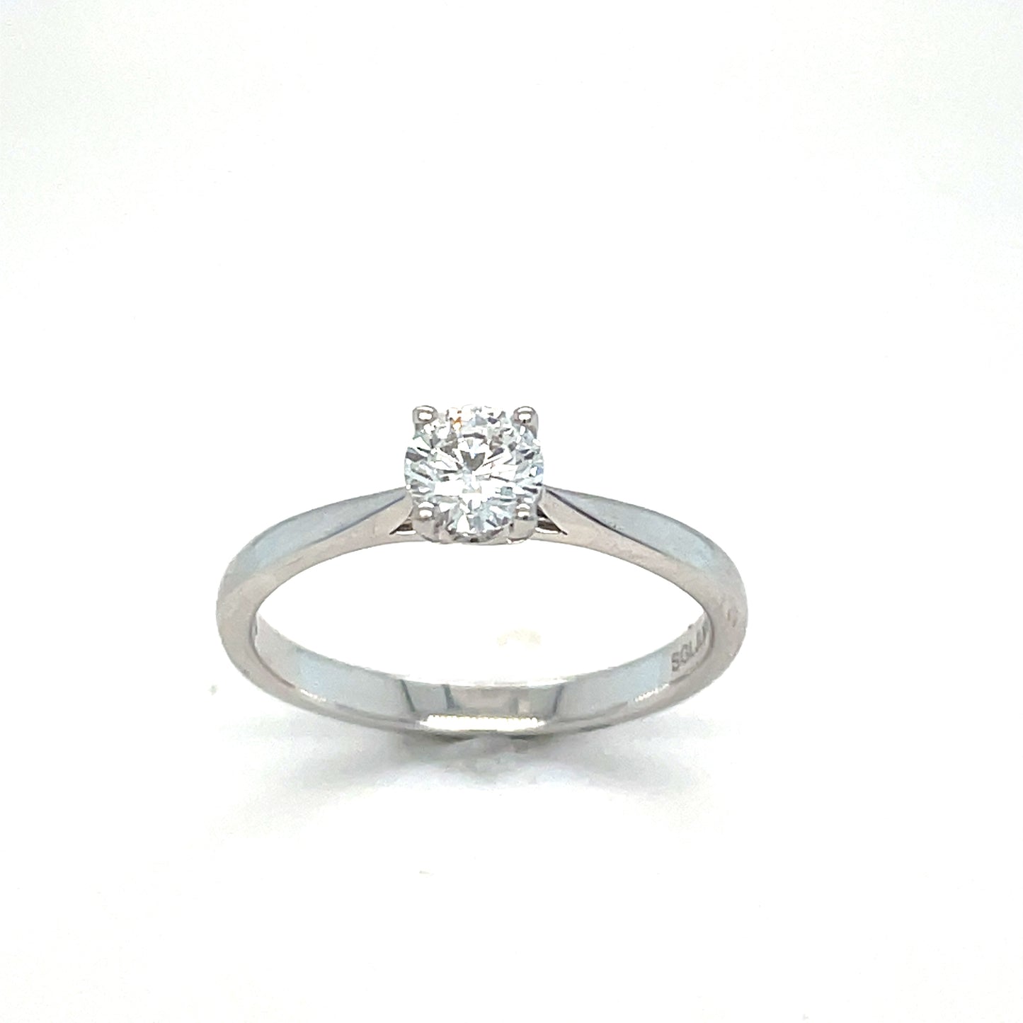 9ct Sol Wh 4 Cl Di .50ct