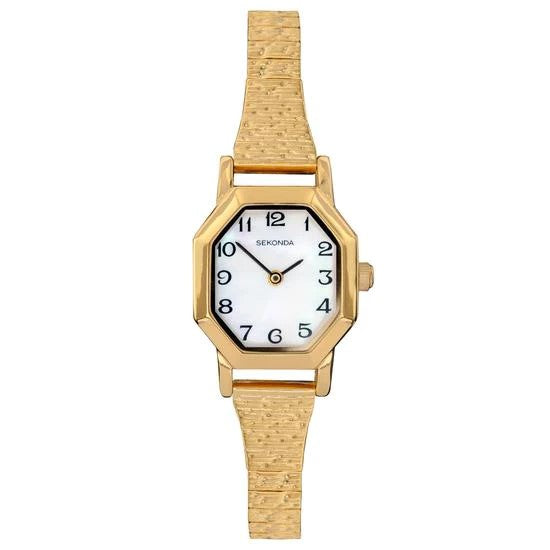 Ladies Sekonda White Mother of Pearl Expander Watch