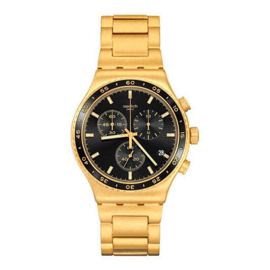 Swatch In The Black Chronograph Watch