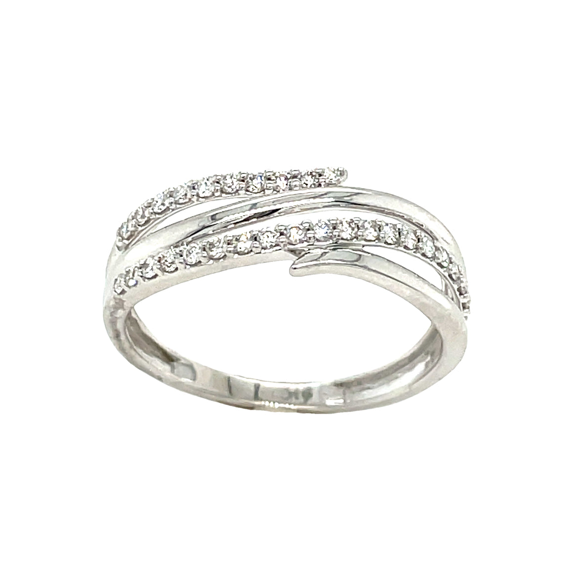 9ct White Gold Wrap .20ct
