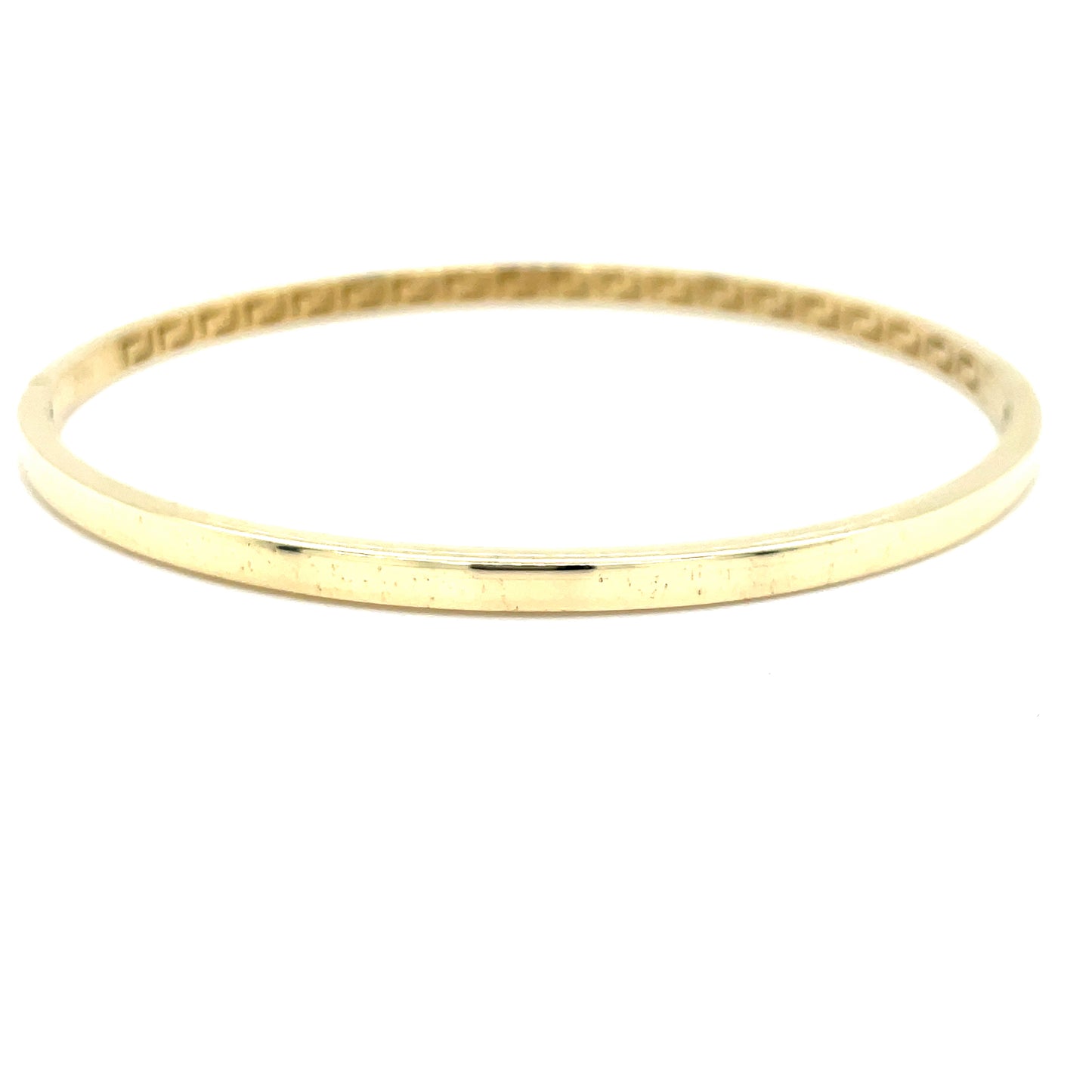 9CT Plain 3MM Bangle