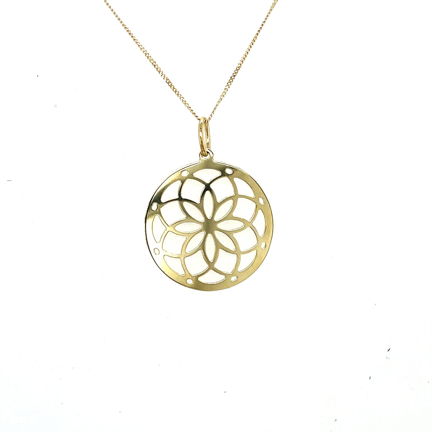 9CT Open Dreamcatcher Pendant