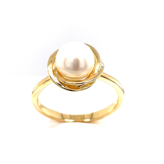 9ct Gold Pearl Ring