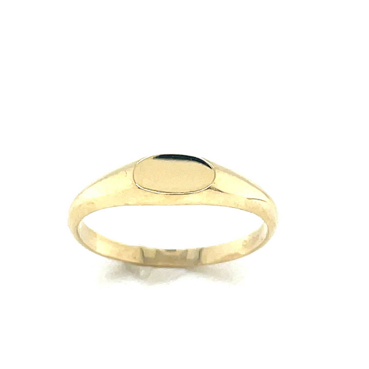 9CT Oval Signet Ring