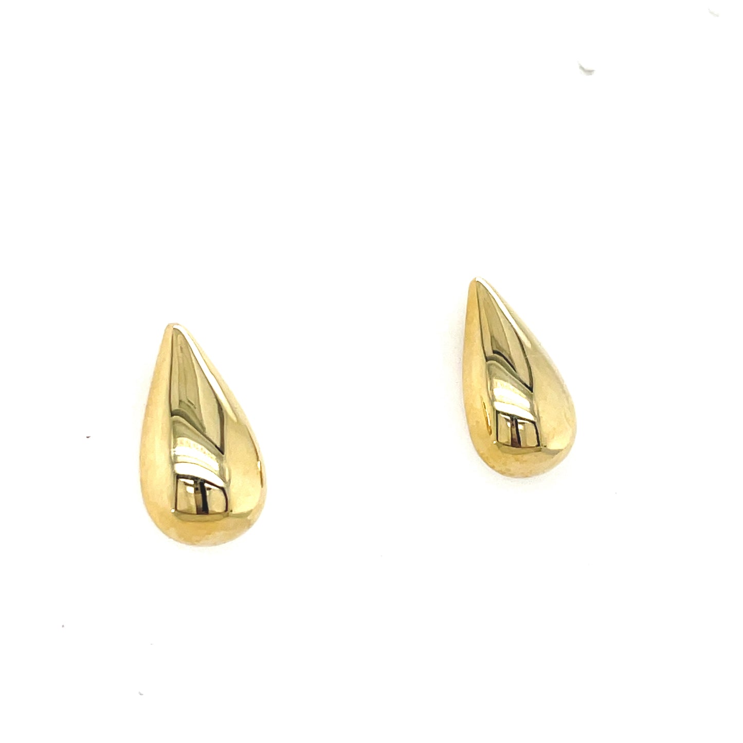 9CT Teardrop Bubble Stud Earring