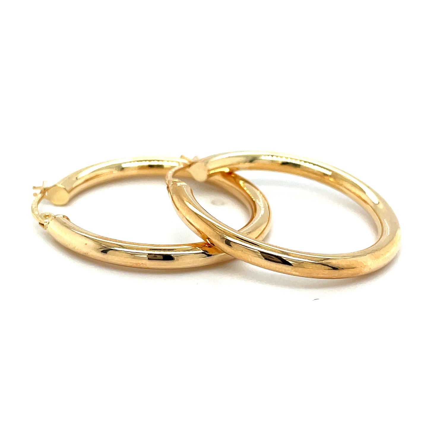 9ct 25mm Hoop Earring