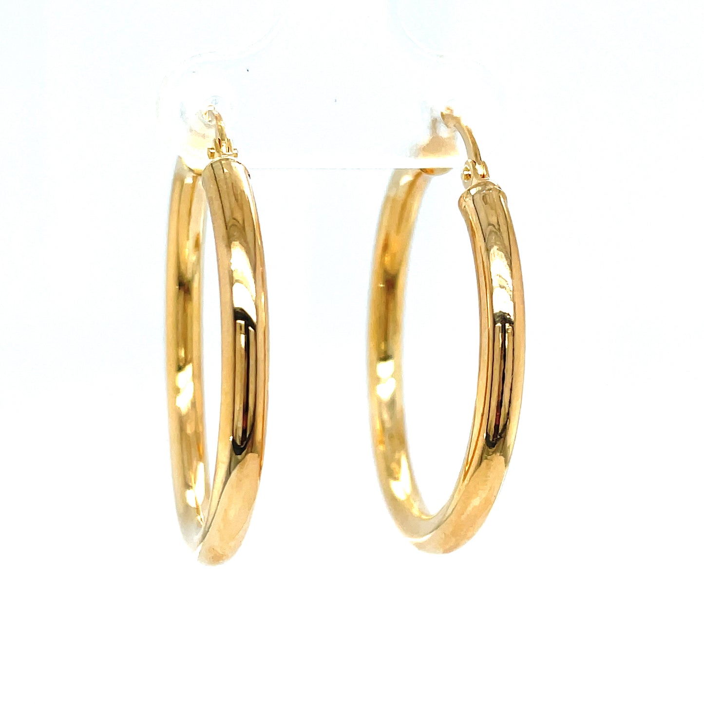9ct 25mm Hoop Earring