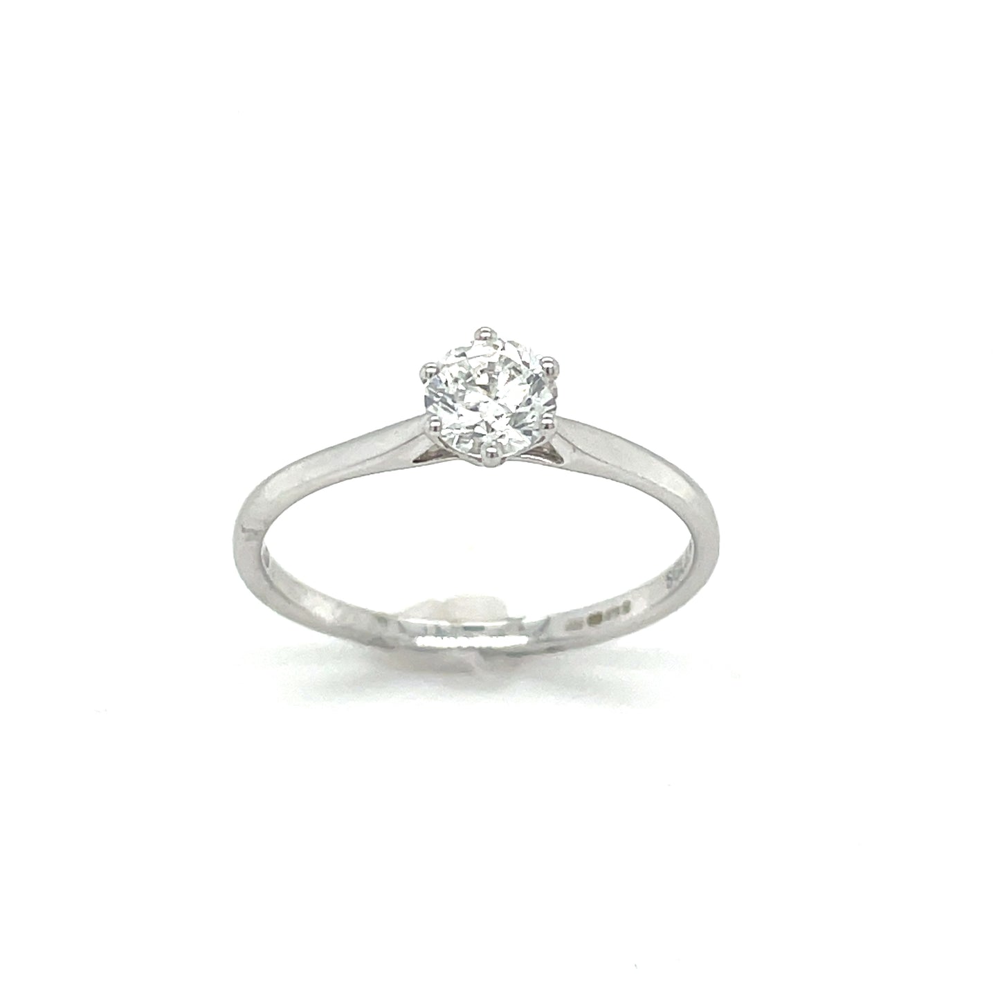 9ct Sol Wh Rd Dia.50ct