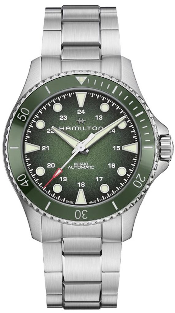 Hamilton Khaki Navy Scuba Auto Green Dial