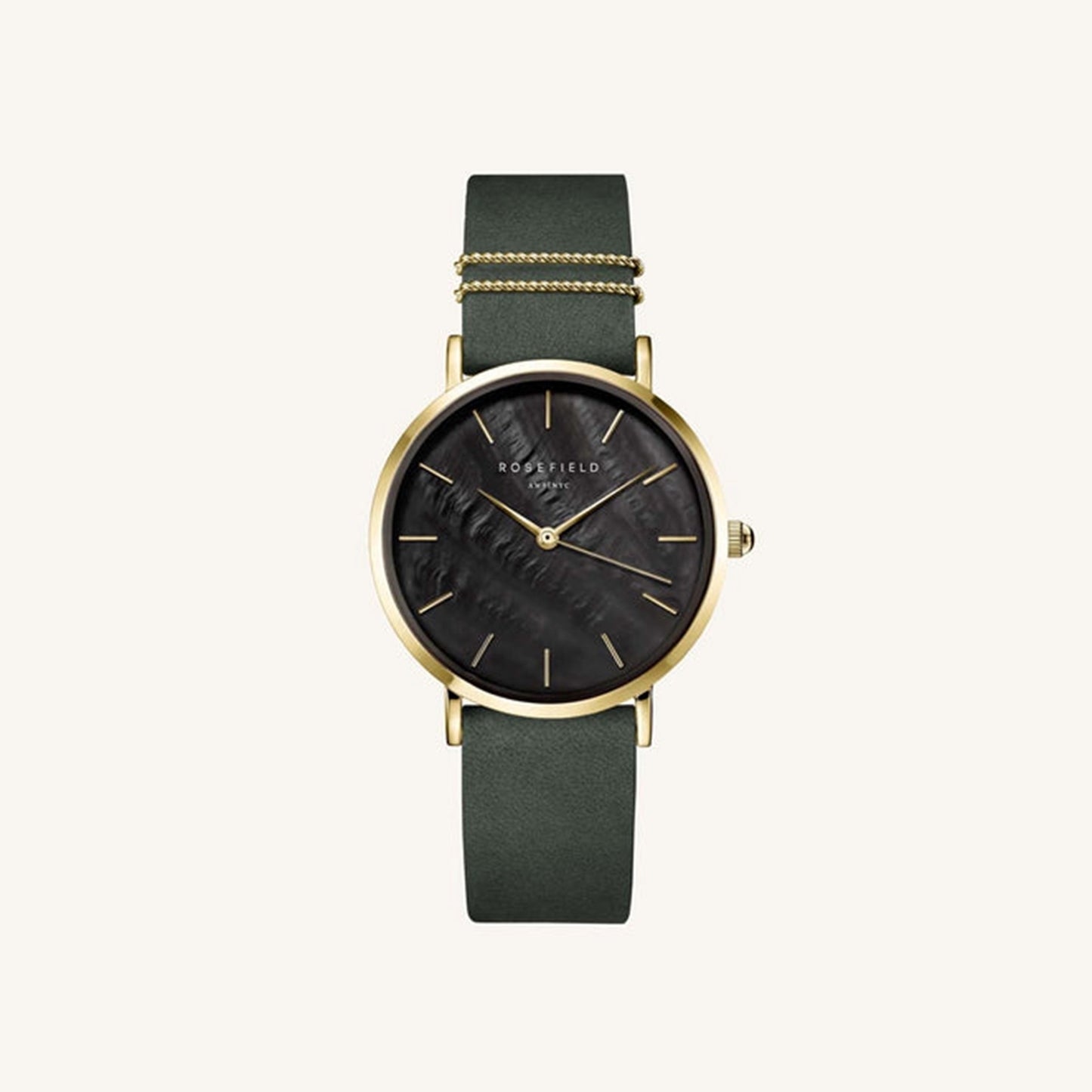 Ladies Rose Gold Bowery Rosefield Strap Watch