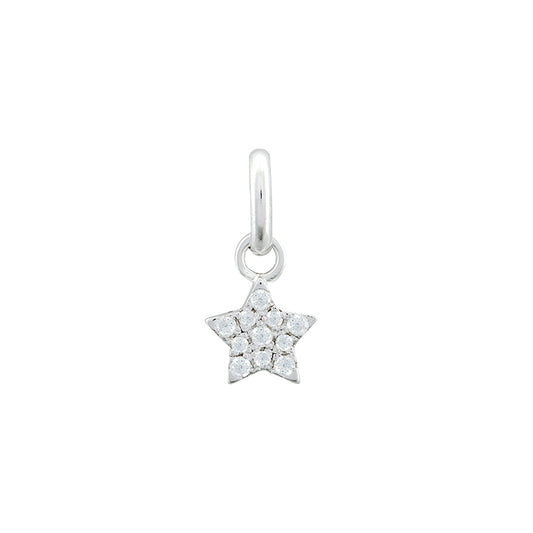 Sterling Silver Cubic Zirconia Small Star Pendant