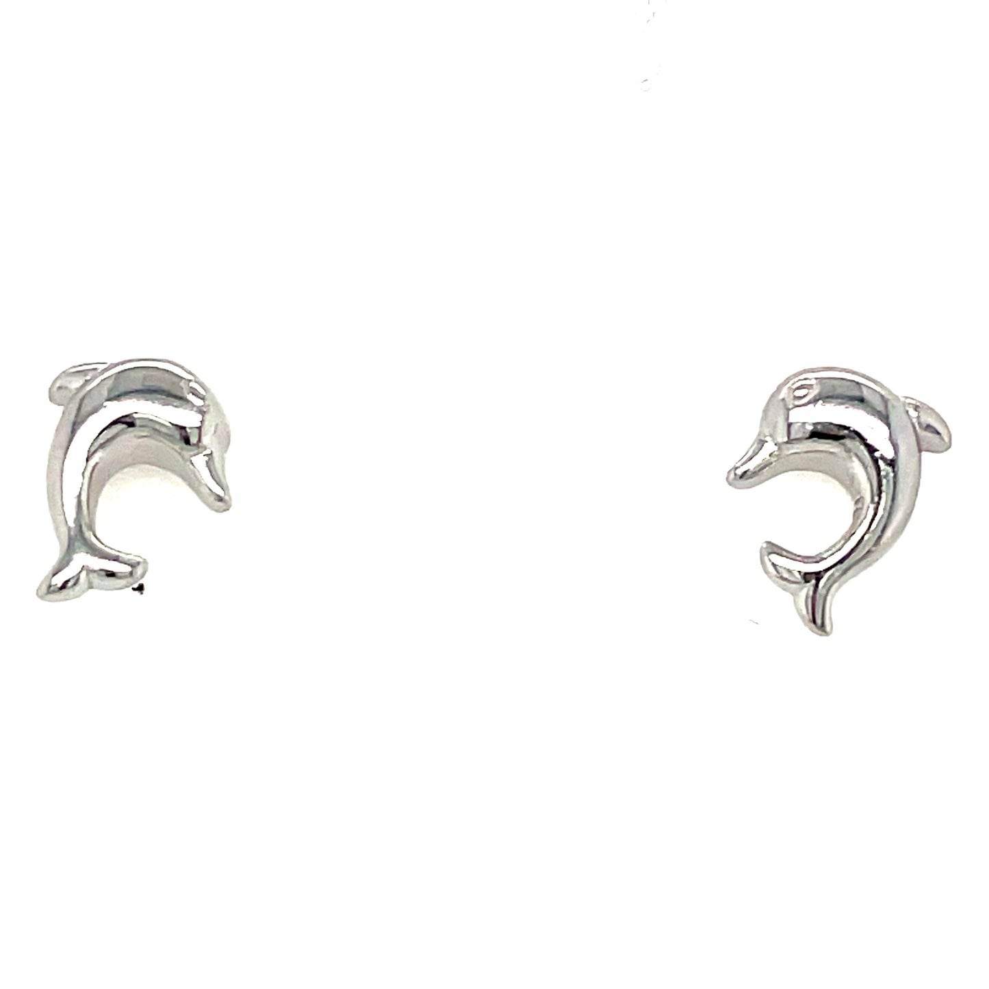 Sterling Silver Dolphin Earrings