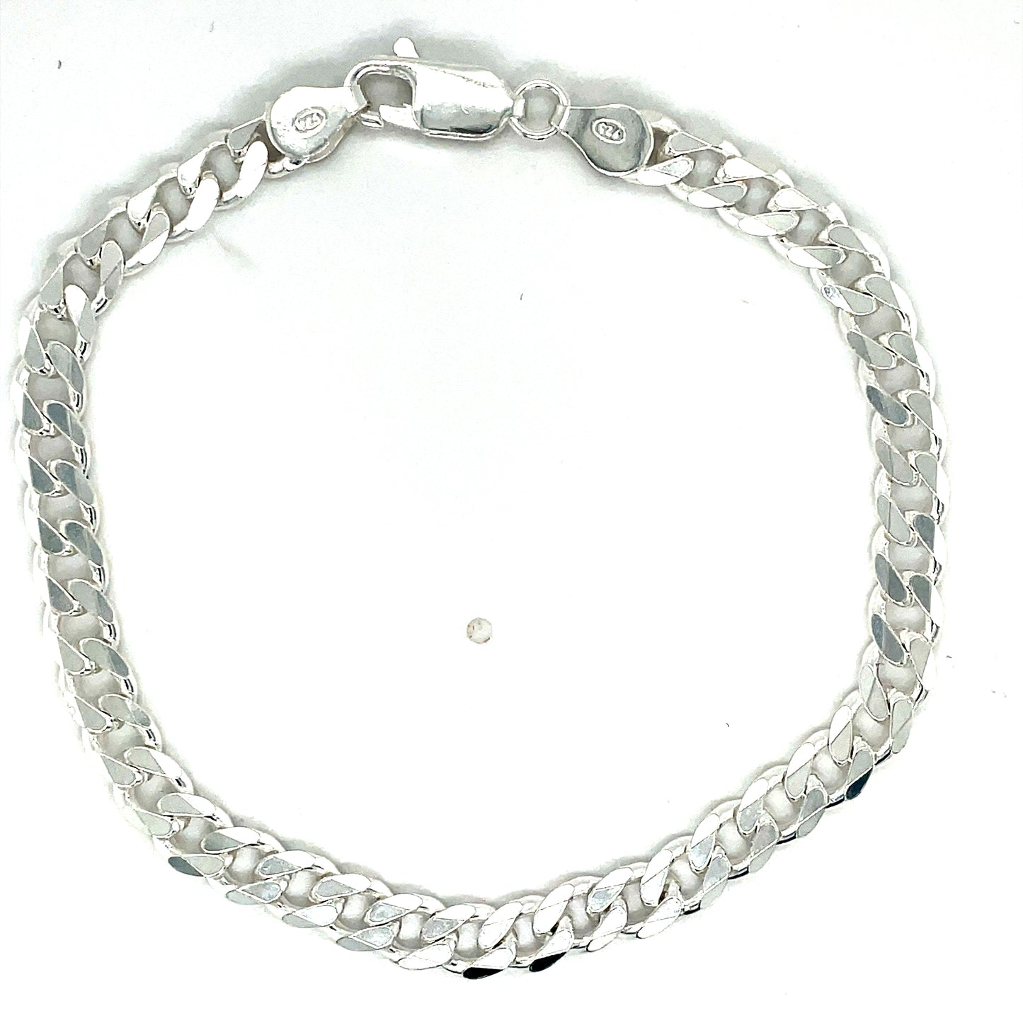 Sterling Silver Gents Curb Bracelet