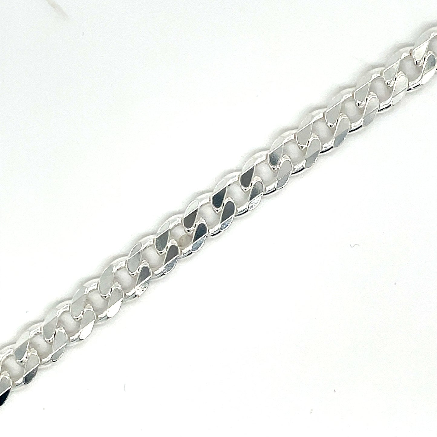 Sterling Silver Gents Curb Chain 20"