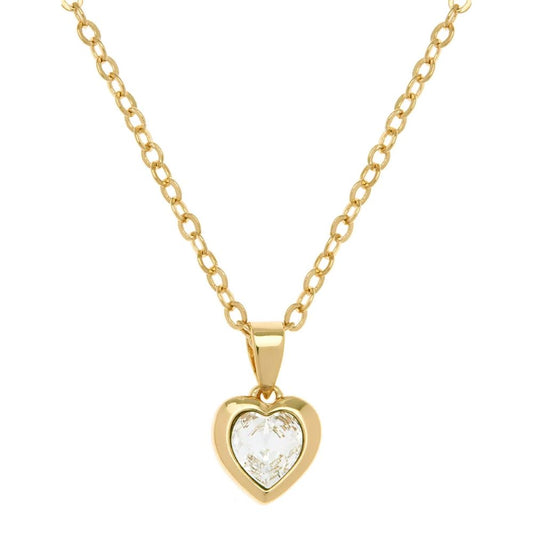 Ted Baker Hannela Gold Plated CZ Heart Pendant