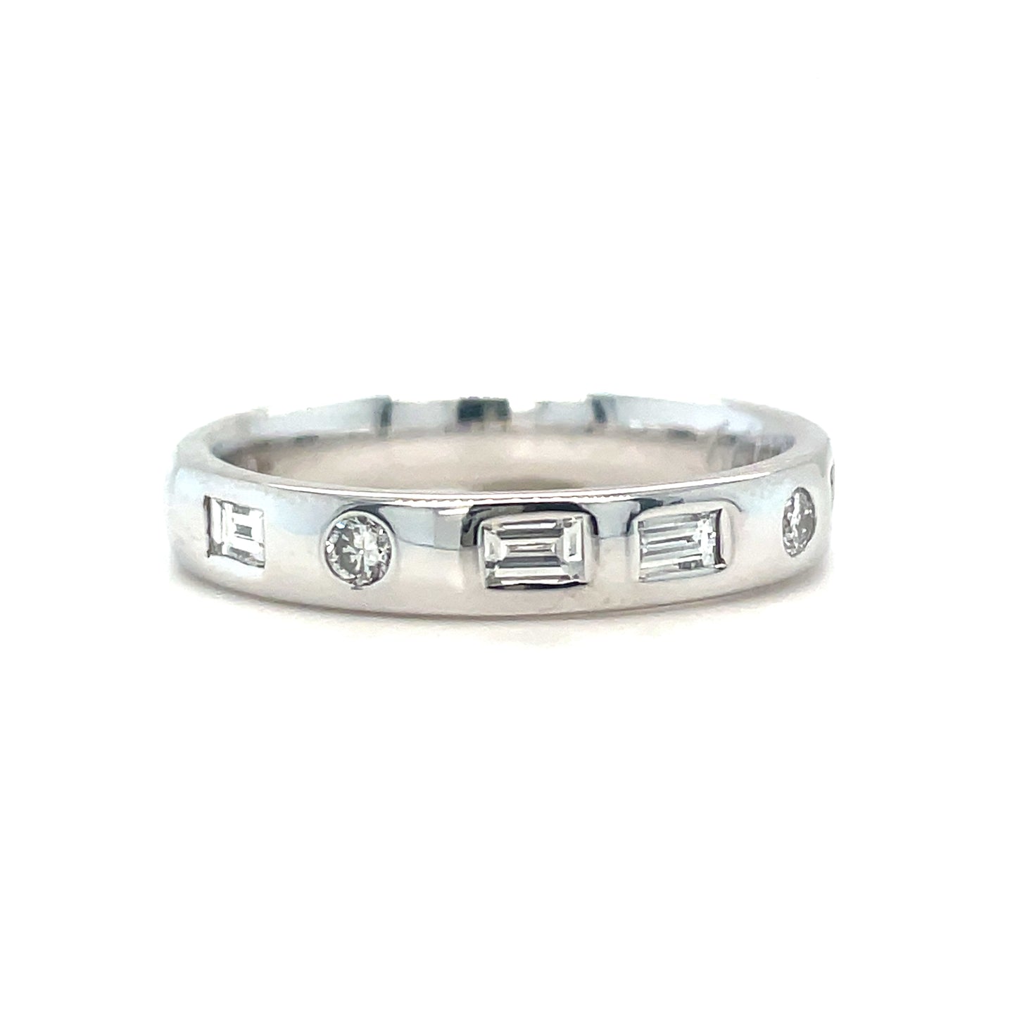 18ct White Gold Six Stone Eternity Diamond Ring