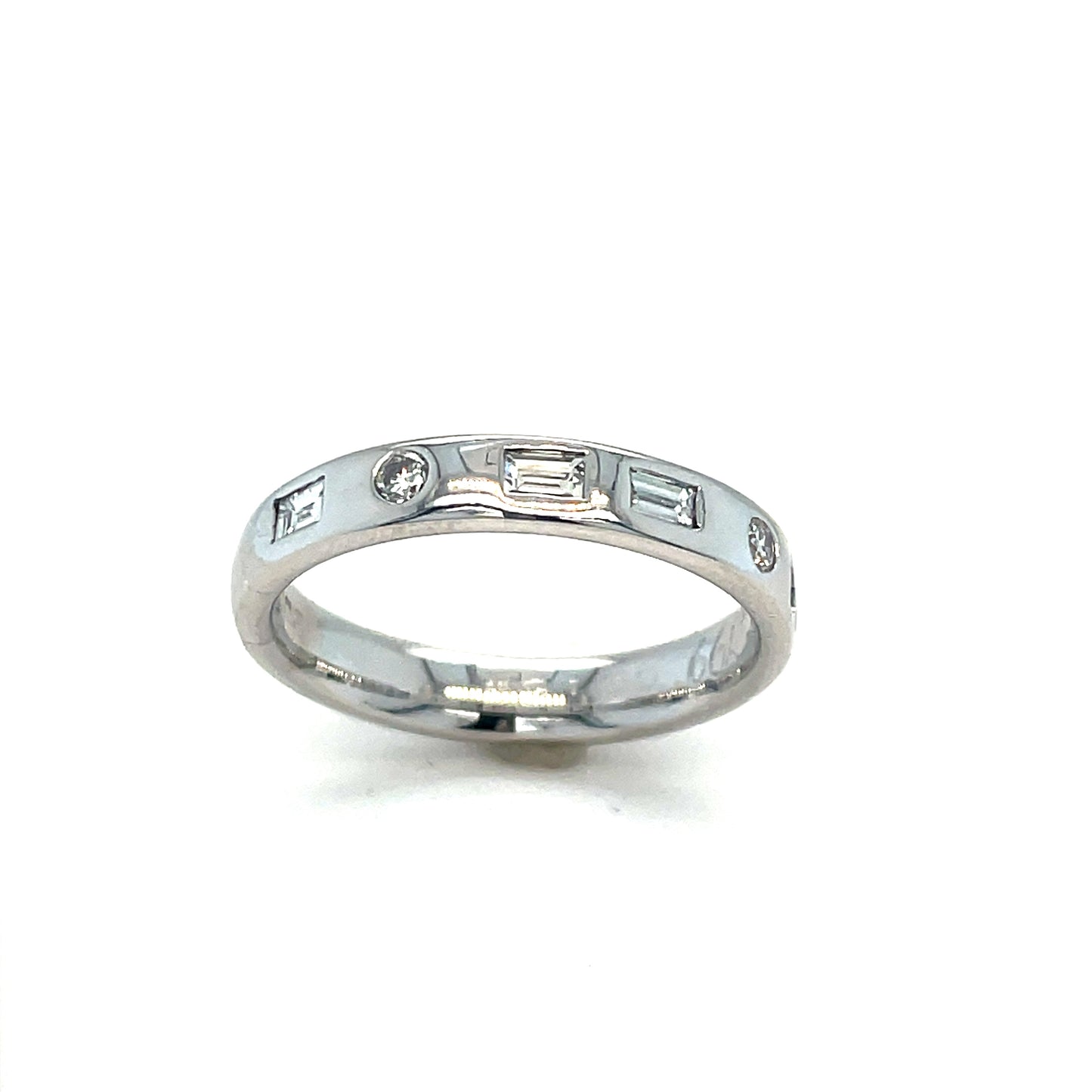 18ct White Gold Six Stone Eternity Diamond Ring