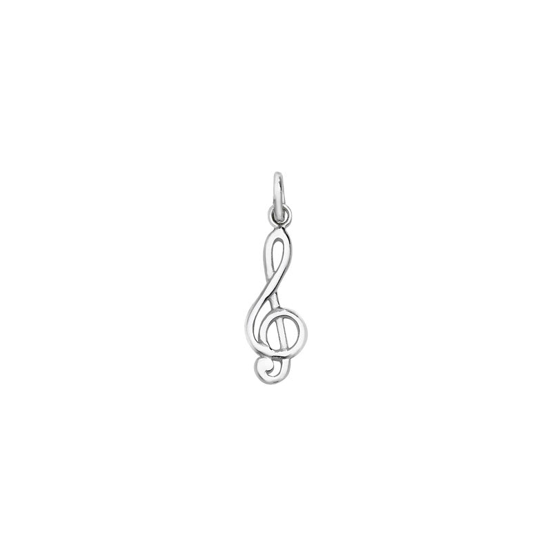 Sterling Silver Treble Clef Pendant