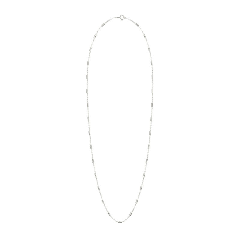 Sterling Silver Cable Bar Chain 16''