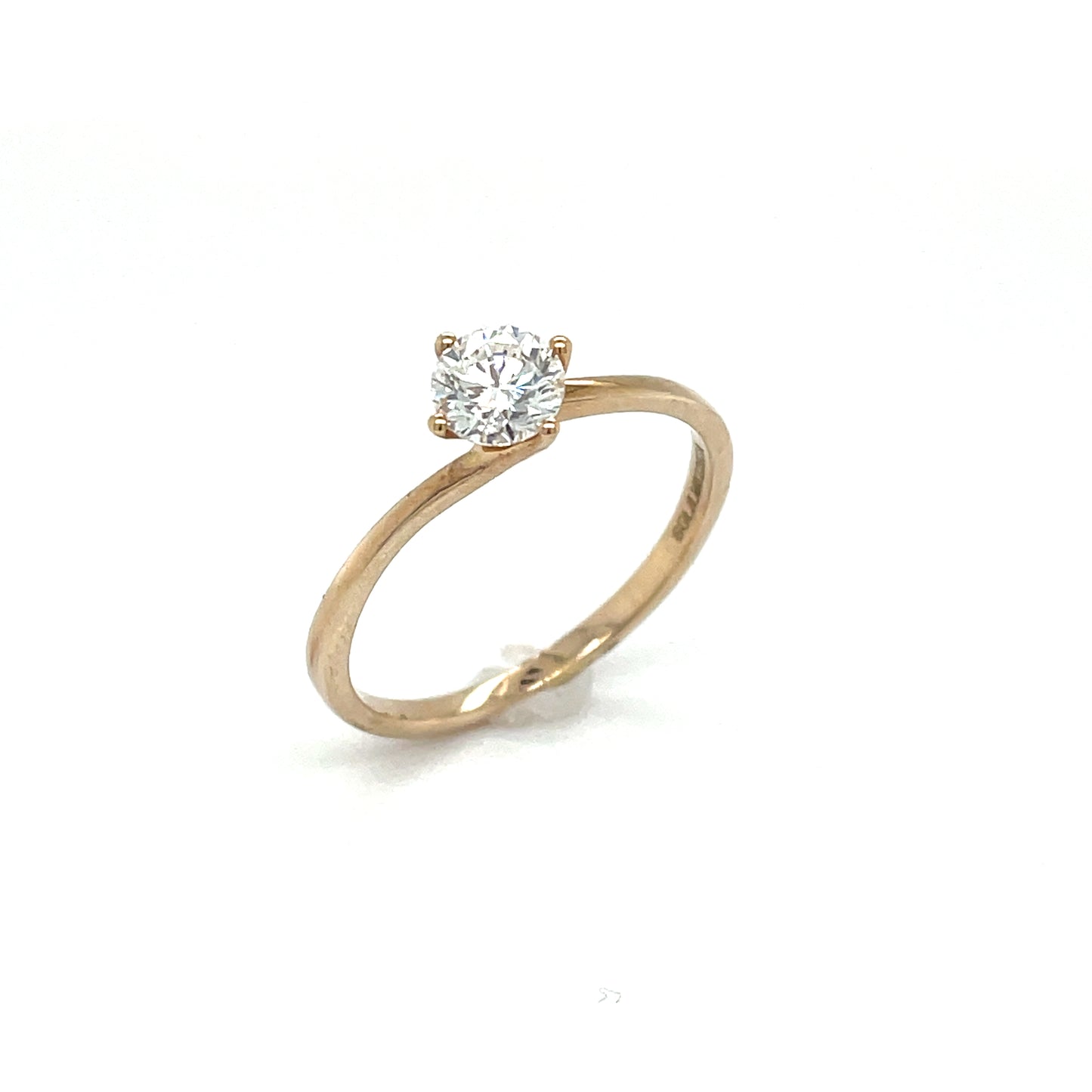 9ct Sol Twist Sh C/Di.50