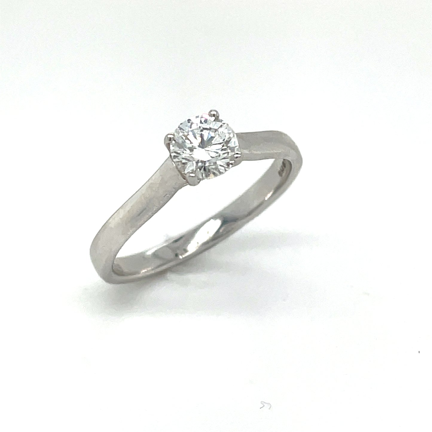 9ct Sol Wh 4 Claw C/Di.50