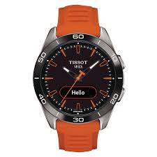 Tissot T-Touch Connect Sport Stainless Steel Orange Strap Solar Watch