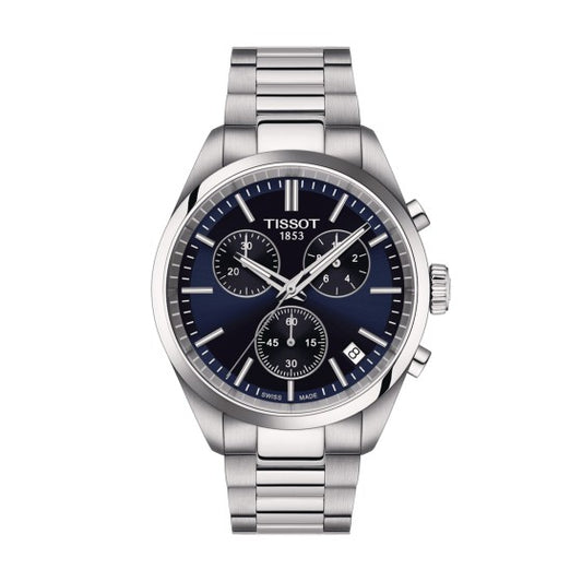 Tissot PR100 Chronograph Blue Dial