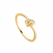 9ct Cubic Zirocnia Knot Ring