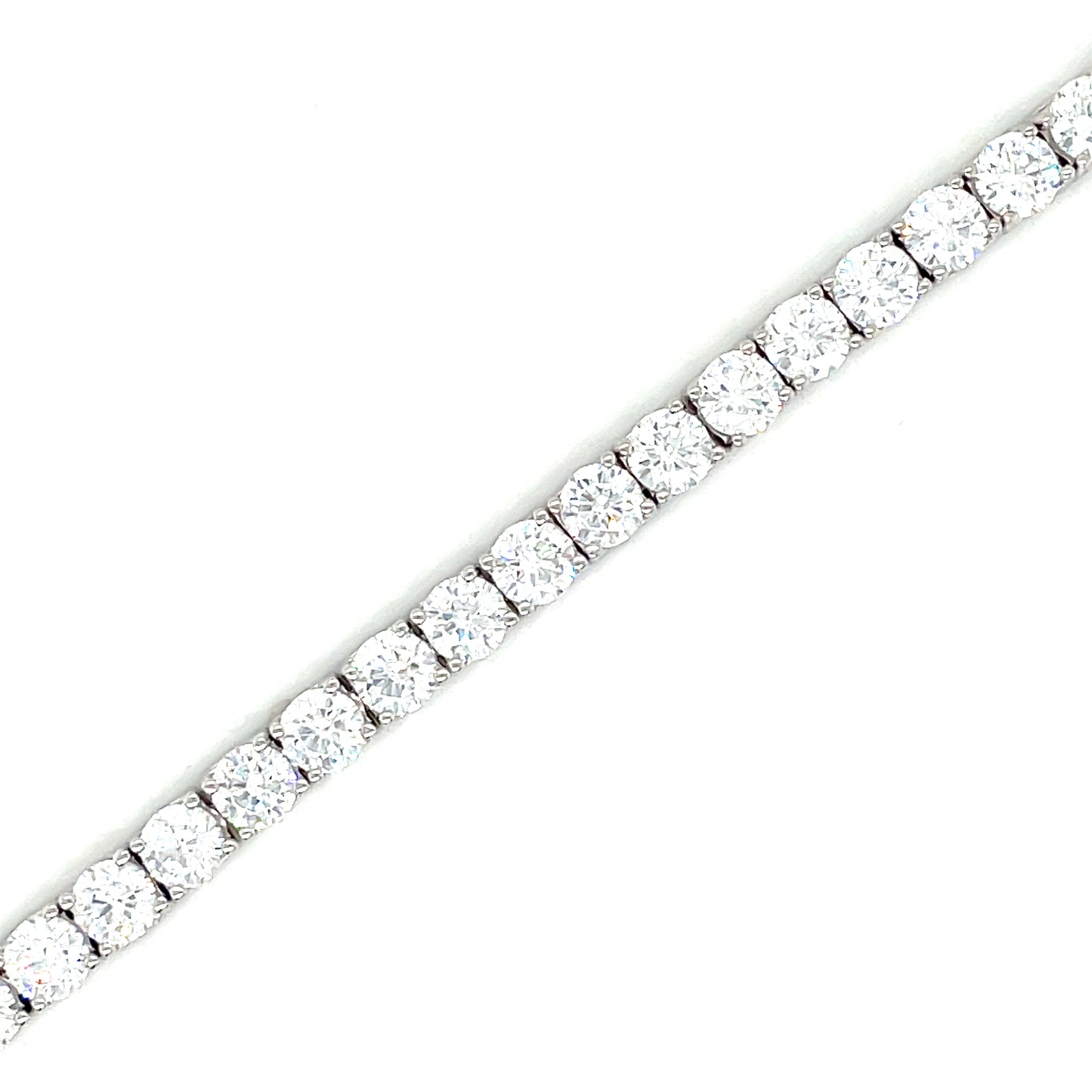 Sterling Silver 4mm Cubic Zirconia Tennis Bracelet