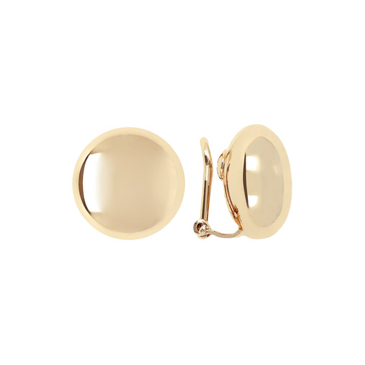 Bronzeallure Purezza Gold Plated Round Button