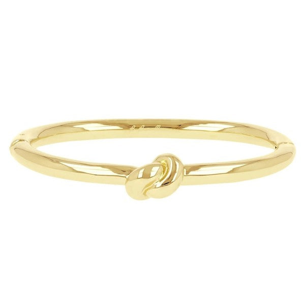 Bronzallure Gold Plated Heavy Knot Bangle