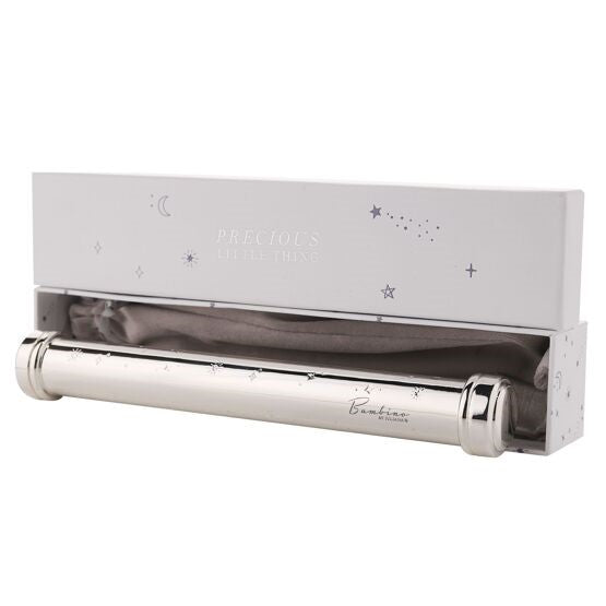 Silver Plated Celestial Birth Cert Holder