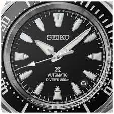 Seiko Prospex 4R Black ‘Shog-urai’ Diver Stainless Steel Bracelet Automatic Watch