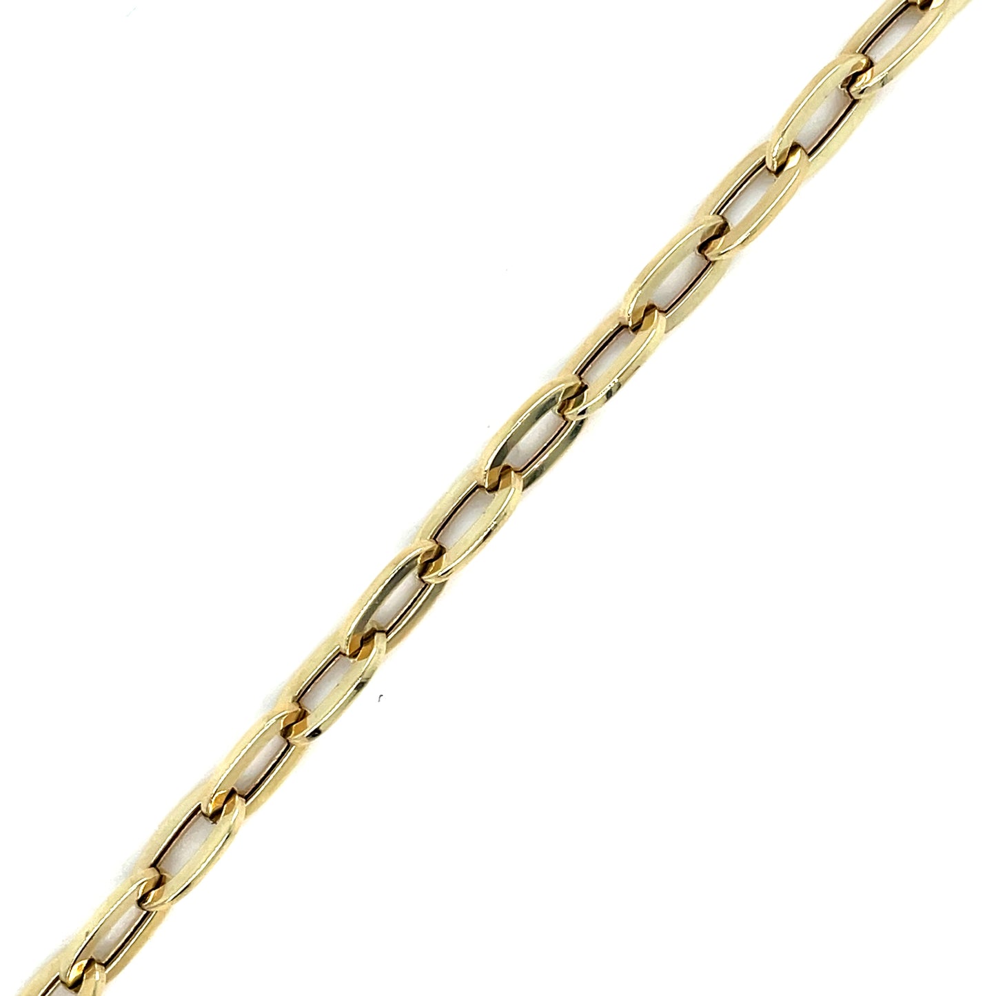 9ct Polished Oval Link Bracelet