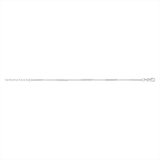 Sterling Silver Bracelet with Bar Detail