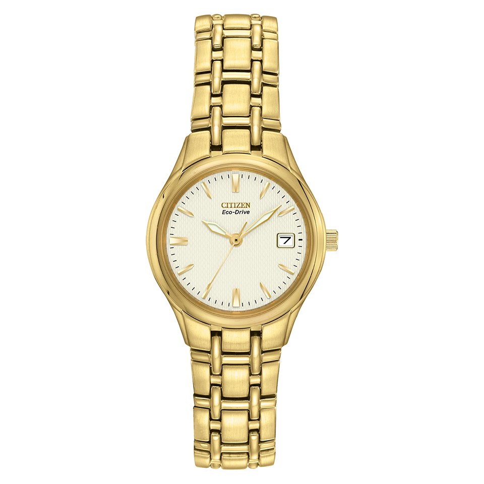 Ladies Citizen Eco-Drive Silhouette Champagne Dial