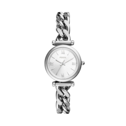 Ladies Fossil Carlie White Dial Watch