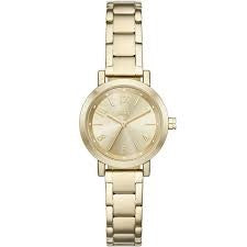 Ladies Rolled Gold DKNY Soho Watch With Gold Dial