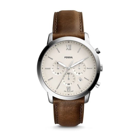 Gents Fossil Neutra Chronograph White Dial