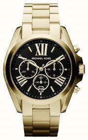 Ladies Rolled Gold Michael Kors Bradshaw Chronograph Watch