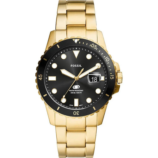 Gents Fossil Dive Black Dial Watch