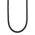 Steelwear Stainless Steel Black Byzantine Link Necklet