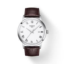 Gents Stainless Steel Tissot Classic Dream 42mm White Dial Watch