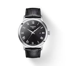 Gents Stainless Steel Tissot Classic Dream 42mm Black Strap Watch