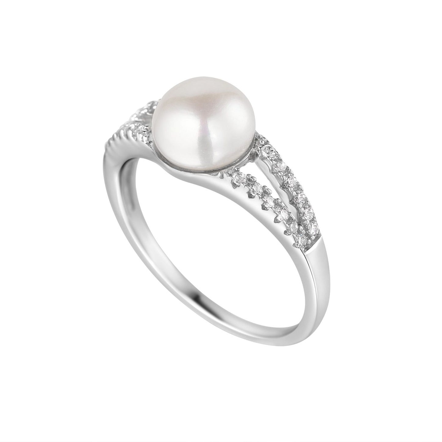 Sil Ring Cz Fw Prl Op Sh