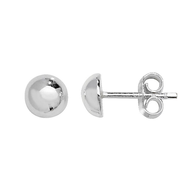 Sterling Silver 5mm Ball Stud Earring