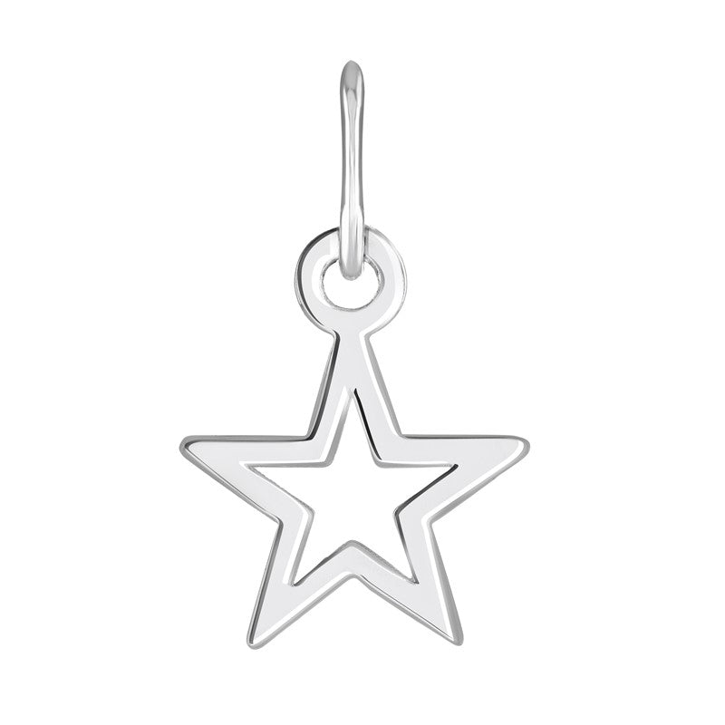 Sterling Silver Open Star Pendant